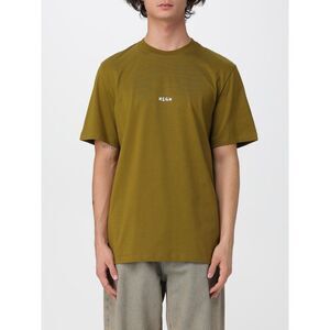 Msgm T-Shirt Men Kaki